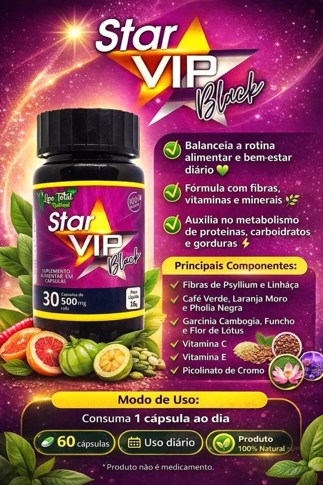 STAR VIP BLACK 30 CAPS