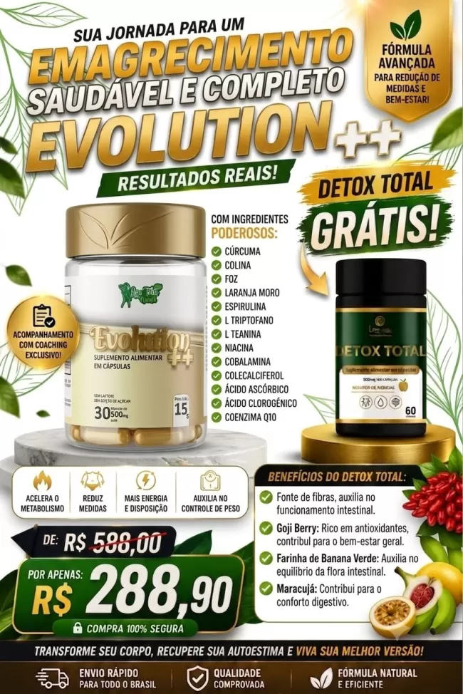 EVOLUTION++ 30 CAPS + DETOX TOTAL 6...